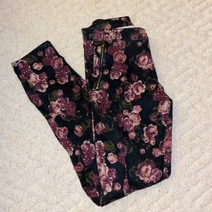 STS Blue Floral Print Skinny Jeans